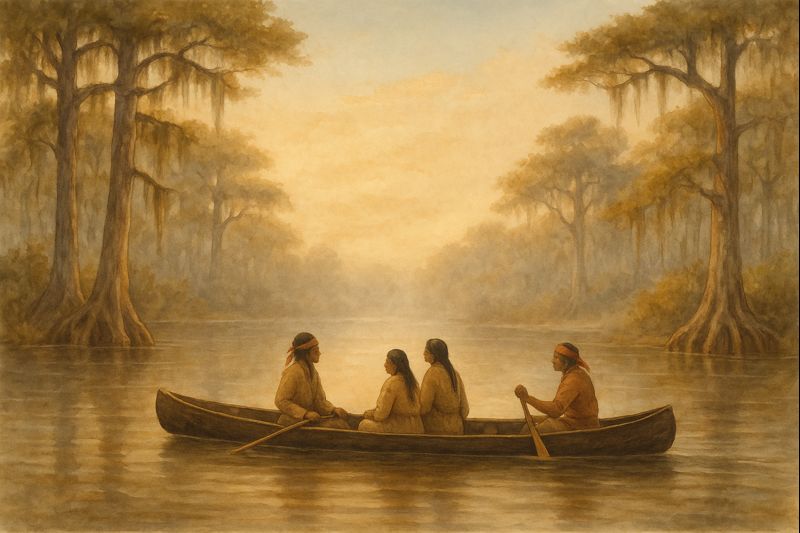 Choctaw traders on the Leaf River