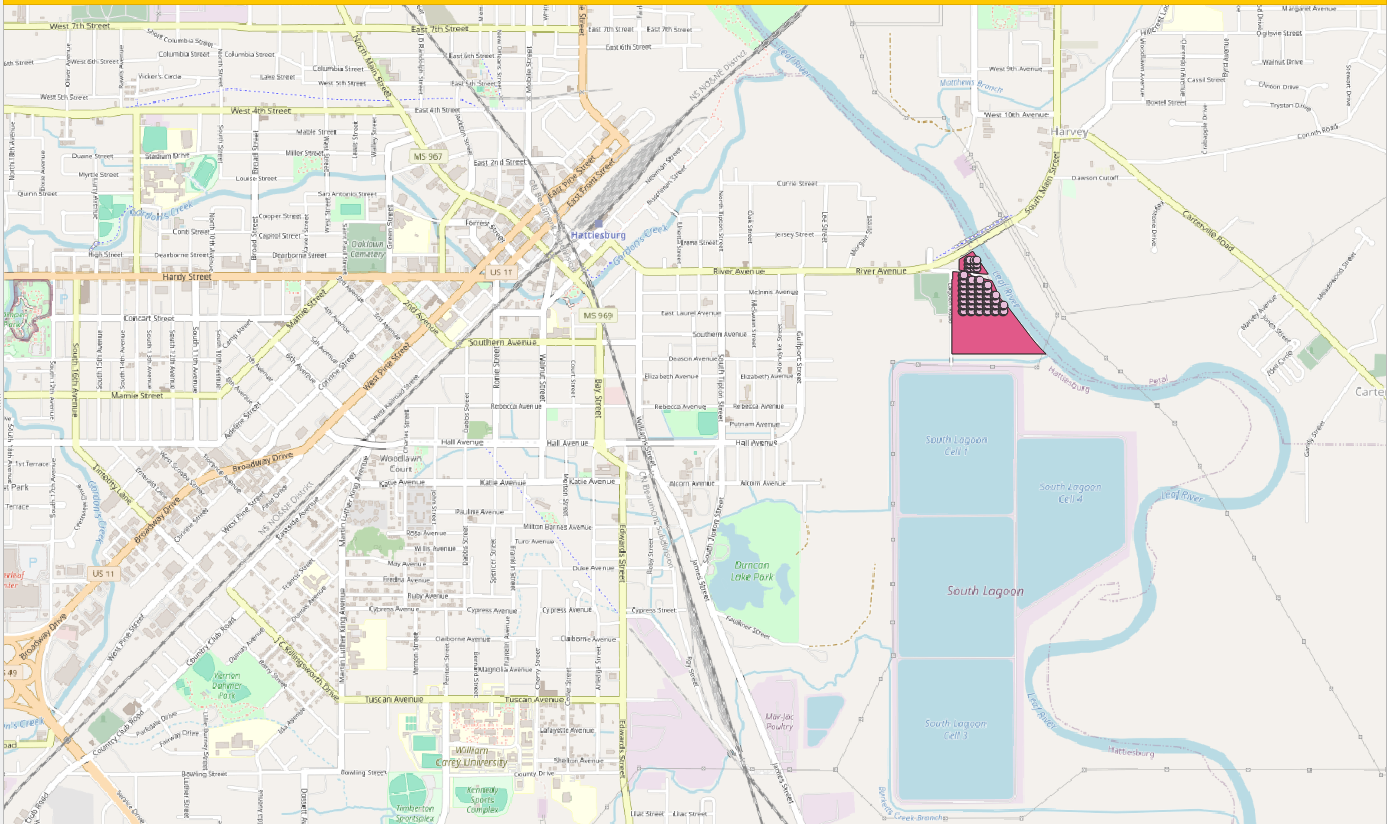 Site location - OpenStreetMap