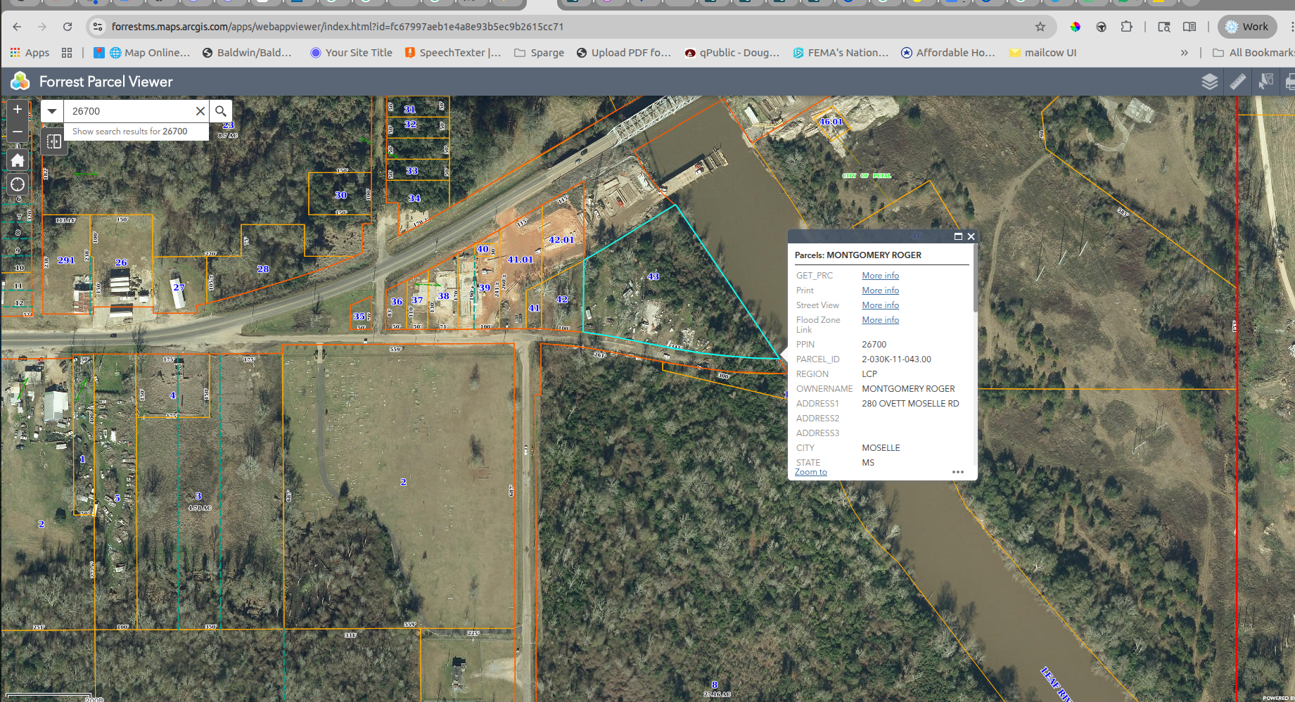 Tax map for PPIN 26700